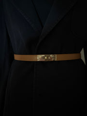 Cintura vera pelle regolabile